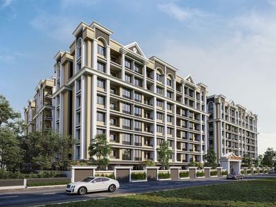 Image of 1114 Sq.ft 2 BHK Apartment / Flat for sale in S M Raj Heritage Phase I, Godadara, Surat for Rs. 3100000
