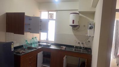 Kitchen Image of 500 Sq.ft 1 BHK Apartment / Flat for sale in Breez Global Heights, Sector 33 Sohna for Rs. 4000000