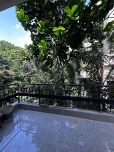 Balcony Image of 1300 Sq.ft 2 BHK Builder Floor for rent in Chittaranjan Park New Delhi for Rs. 62000