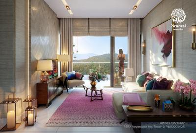 Hall Image of 482 Sq.ft 2 BHK Apartment / Flat for sale in Piramal Revanta, Mulund West Mumbai for Rs. 9900000