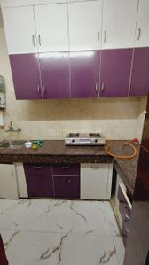 Kitchen Image of 600 Sq.ft 1 BHK Builder Floor for rent in Tagore Garden Extension New Delhi for Rs. 19000