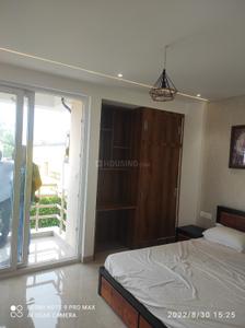 Bedroom Image of 1600 Sq.ft 3 BHK Apartment / Flat for rent in Om Shree Platinum, Tajganj Agra for Rs. 25000