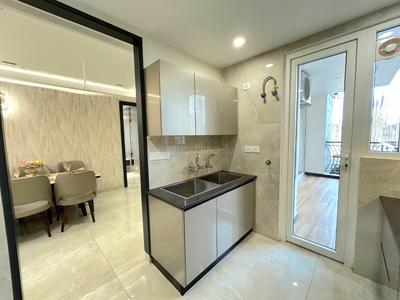 Kitchen Image of 1495 Sq.ft 3 BHK Apartment / Flat for sale in Imperial Apartments, Dhakoli Zirakpur for Rs. 12390000