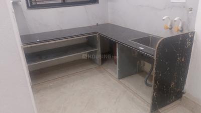 Kitchen Image of 680 Sq.ft 1 BHK Apartment / Flat for rent in Sangeeta Bagdi Sapna Sangeeta Residency, Musakhedi Indore for Rs. 12000