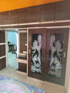 Bedroom Image of 1100 Sq.ft 1 BHK Independent House for rent in JB Golden Sunrise, Gurukul Ahmedabad for Rs. 15000