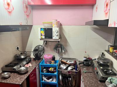 Kitchen Image of 1113 Sq.ft 3 BHK Apartment / Flat for sale in Rohra Tirath Project, Rajarhat Kolkata for Rs. 7500000