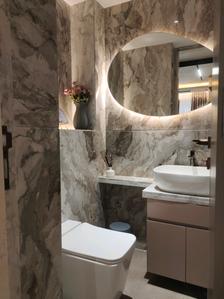 Common Bathroom Image of 1500 Sq.ft 3 BHK Apartment / Flat for sale in Parinee 11 West, Juhu Mumbai for Rs. 84000000