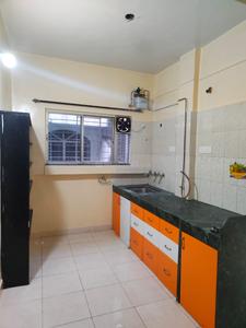 Kitchen Image of 650 Sq.ft 1 BHK Apartment / Flat for rent in Sai Raj Residency, Pimple Gurav Pune for Rs. 18000