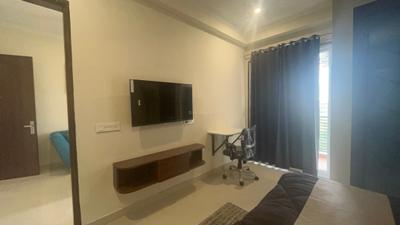 Bedroom Image of 1000 Sq.ft 1 BHK Builder Floor for rent in Sector 51 Gurgaon for Rs. 37000