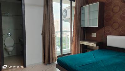 Bedroom Image of 1800 Sq.ft 3 BHK Apartment / Flat for rent in Kesar Harmony, Kharghar Navi Mumbai for Rs. 95000