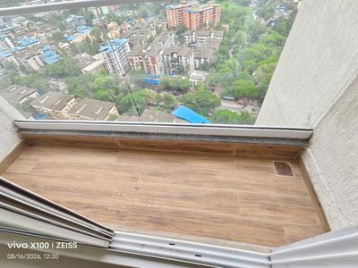 Balcony Image of 900 Sq.ft 3 BHK Apartment / Flat for rent in Ashar Arize, Kalwa Thane for Rs. 45000
