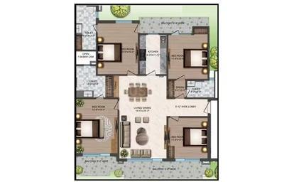Image of 1900 Sq.ft 4 BHK Apartment / Flat for sale in Adore Presidential World, Sector 84, Faridabad for Rs. 17000000