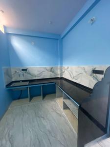 Kitchen Image of 600 Sq.ft 1 BHK Builder Floor for rent in Vishambhar Brahma City Nenod, Nainod Indore for Rs. 5500