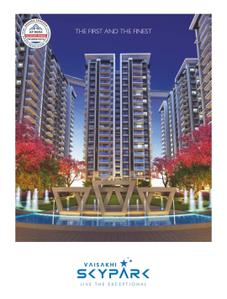Image of 2102 Sq.ft 3 BHK Apartment / Flat for sale in Vaisakhi Skypark, Yendada, Visakhapatnam for Rs. 18000000