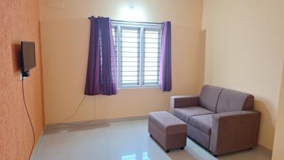 Living Room Image of 710 Sq.ft 1 BHK Builder Floor for rent in Devarachikkana Halli Bengaluru for Rs. 19000