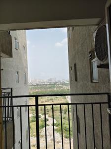 Balcony Image of 1545 Sq.ft 3 BHK Apartment / Flat for rent in Godrej Woods, Sector 43 Noida for Rs. 69000