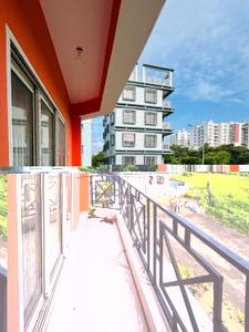 Balcony Image of 1270 Sq.ft 3 BHK Apartment / Flat for sale in New Town Kolkata for Rs. 7000000