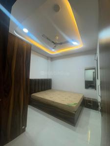 Bedroom Image of 500 Sq.ft 1 BHK Builder Floor for rent in Vijay Nagar Indore for Rs. 18000