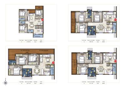 Image of 2000 Sq.ft 3 BHK Apartment / Flat for sale in LB Nagar, Hyderabad for Rs. 12000000