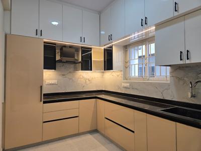 Kitchen Image of 1450 Sq.ft 3 BHK Apartment / Flat for rent in Srivara Vasudha, Bangalore City Municipal Corporation Layout Bengaluru for Rs. 42000