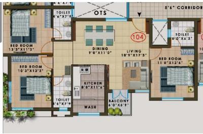 3 BHK Flat