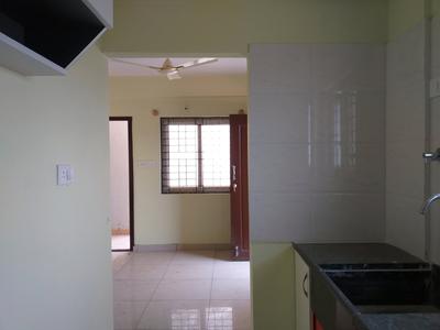 Kitchen Image of 600 Sq.ft 1 BHK Apartment / Flat for rent in Varthur Bengaluru for Rs. 15500