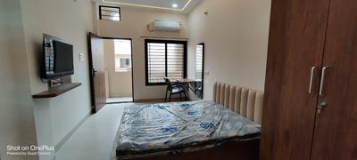 Bedroom Image of 250 Sq.ft 1 RK Builder Floor for rent in Scheme 78 Indore for Rs. 15000