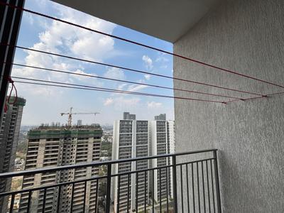 Balcony Image of 1545 Sq.ft 3 BHK Apartment / Flat for rent in Godrej Woods, Sector 43 Noida for Rs. 75000