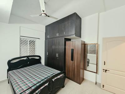 Bedroom Image of 600 Sq.ft 1 BHK Apartment / Flat for rent in Indira Nagar Bengaluru for Rs. 30000