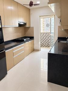 Kitchen Image of 2824 Sq.ft 3 BHK Apartment / Flat for rent in Lodha Meridian, Kukatpally Hyderabad for Rs. 78000