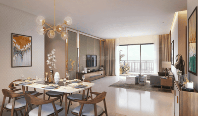 Living Room Image of 1300 Sq.ft 2 BHK Apartment / Flat for sale in Shapoorji Pallonji JoyVille, Sector 102 Gurgaon for Rs. 25000000