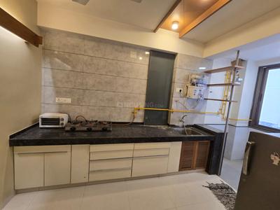 Kitchen Image of 1000 Sq.ft 2 BHK Apartment / Flat for sale in Gala Celestia, Vaishno Devi Circle Ahmedabad for Rs. 7500000