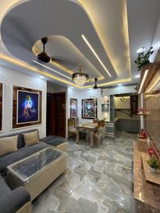 Hall Image of 650 Sq.ft 2 BHK Builder Floor for rent in Dwarka Mor New Delhi for Rs. 25000