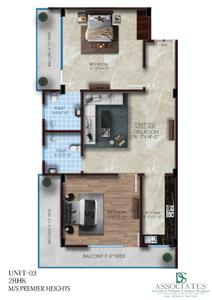 Image of 1000 Sq.ft 2 BHK Apartment / Flat for sale in Vasant Kunj, New Delhi for Rs. 6500000