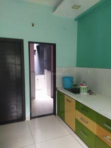 Kitchen Image of 1500 Sq.ft 3 BHK Independent House for rent in Bhicholi Mardana Indore for Rs. 40000