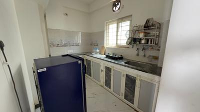 Kitchen Image of 950 Sq.ft 1 BHK Apartment / Flat for rent in Gachibowli Hyderabad for Rs. 27000