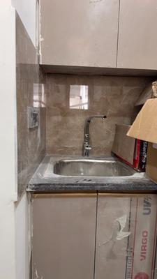 Kitchen Image of 750 Sq.ft 1 BHK Builder Floor for rent in Sector 57 Gurgaon for Rs. 37000