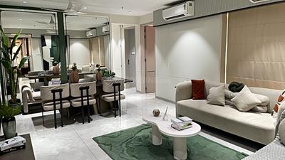 Living Room Image of 1350 Sq.ft 3 BHK Apartment / Flat for sale in Hubtown Rising City, Ramabai Ambedkar Nagar Mumbai for Rs. 27000000
