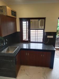 Kitchen Image of 450 Sq.ft 1 RK Builder Floor for rent in Sarita Vihar New Delhi for Rs. 22000