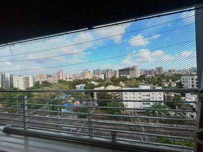 Balcony Image of 1150 Sq.ft 3 BHK Apartment / Flat for rent in Vidyavihar Mumbai for Rs. 90000