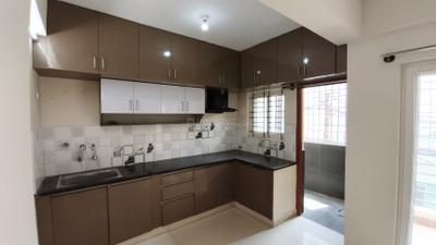 Kitchen Image of 1300 Sq.ft 3 BHK Builder Floor for rent in Mahadevapura Bengaluru for Rs. 56000