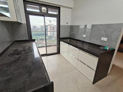 Kitchen Image of 1000 Sq.ft 1 BHK Apartment / Flat for rent in Adani Atelier Greens, Mundhwa Pune for Rs. 51000