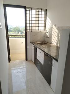 Kitchen Image of 500 Sq.ft 1 BHK Apartment / Flat for rent in Bhawrasla Indore for Rs. 9000