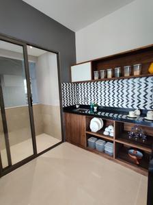 Kitchen Image of 595 Sq.ft 1 BHK Apartment / Flat for sale in Skyi Songbirds , Bhugaon Pune for Rs. 4200000