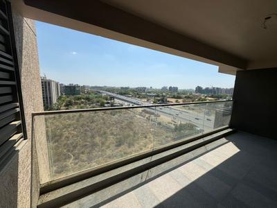 Balcony Image of 2250 Sq.ft 3 BHK Apartment / Flat for rent in Olive Greens, Gota Ahmedabad for Rs. 35000