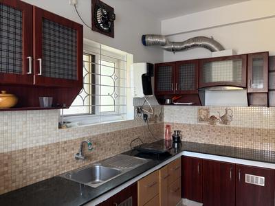 Kitchen Image of 1900 Sq.ft 3 BHK Apartment / Flat for rent in Royal Exotica, Ganapathy Coimbatore for Rs. 60000