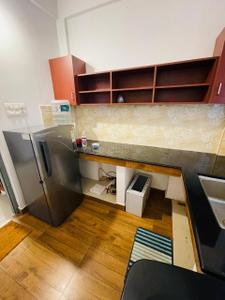 Kitchen Image of 975 Sq.ft 2 BHK Apartment / Flat for rent in Kadavanthra Kochi for Rs. 28000