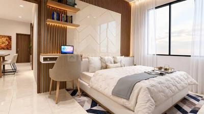 Bedroom Image of 997 Sq.ft 2 BHK Apartment / Flat for sale in Kohinoor Riverdale , Kharadi Pune for Rs. 8599000