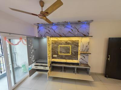 Hall Image of 601 Sq.ft 1 BHK Apartment / Flat for rent in Olympia Opaline, Navalur Chennai for Rs. 29000