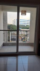 Balcony Image of 1610 Sq.ft 3 BHK Apartment / Flat for rent in Godrej Nurture, Electronic City Bengaluru for Rs. 45000